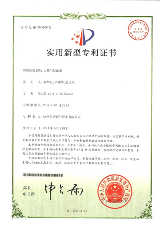 专利正式